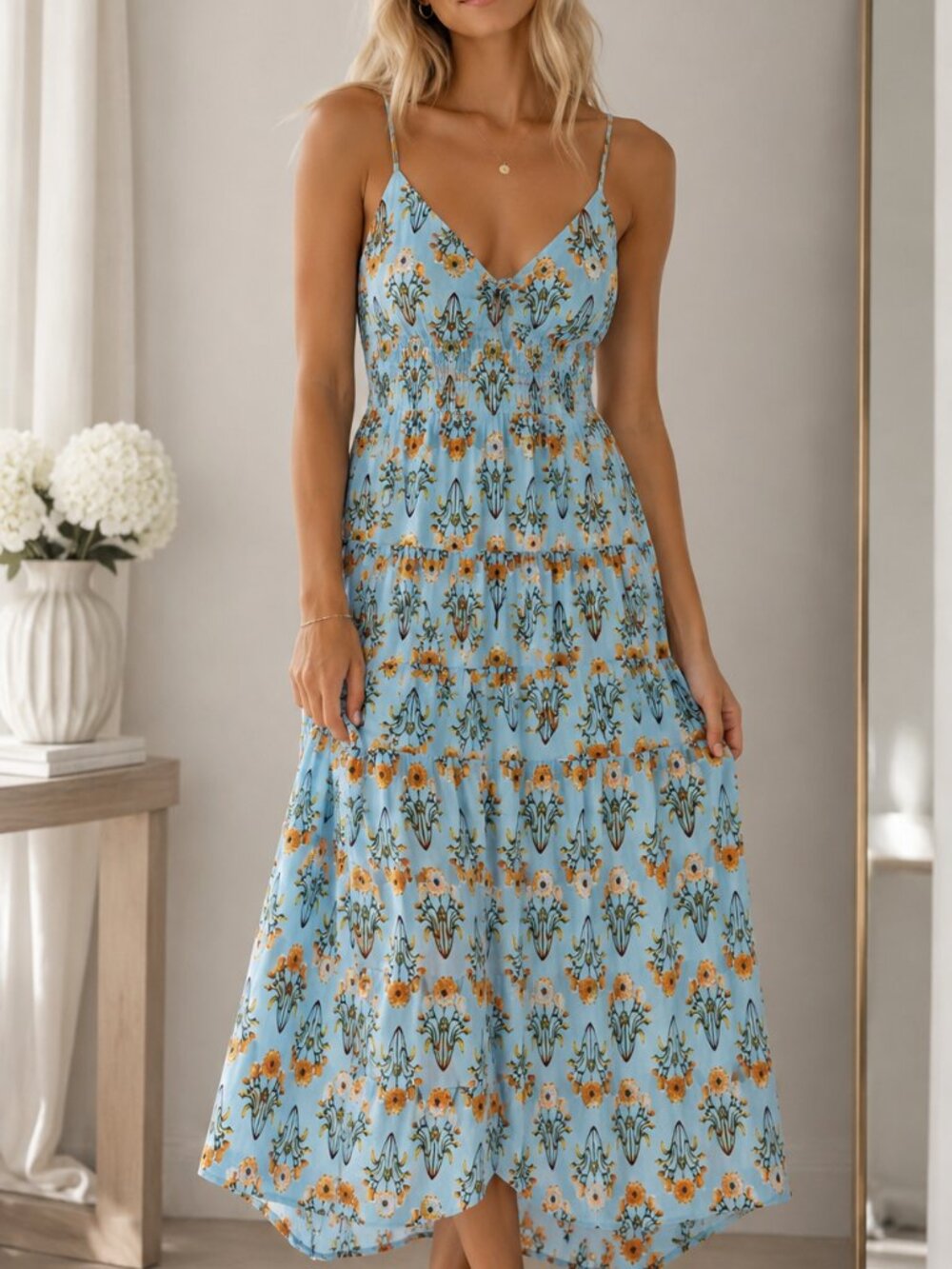 Moon River Cotton Midi Dress Like New